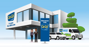 Car rental agency - GARAGE CAUVEAU - visuel