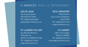 Car rental agency - TRUCHE LOCATION - GOLFE JUAN - 1062
