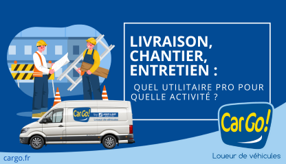 CarGo - News - Delivery, Construction, Maintenance: Which Professional Utility Vehicle for Which Activity
